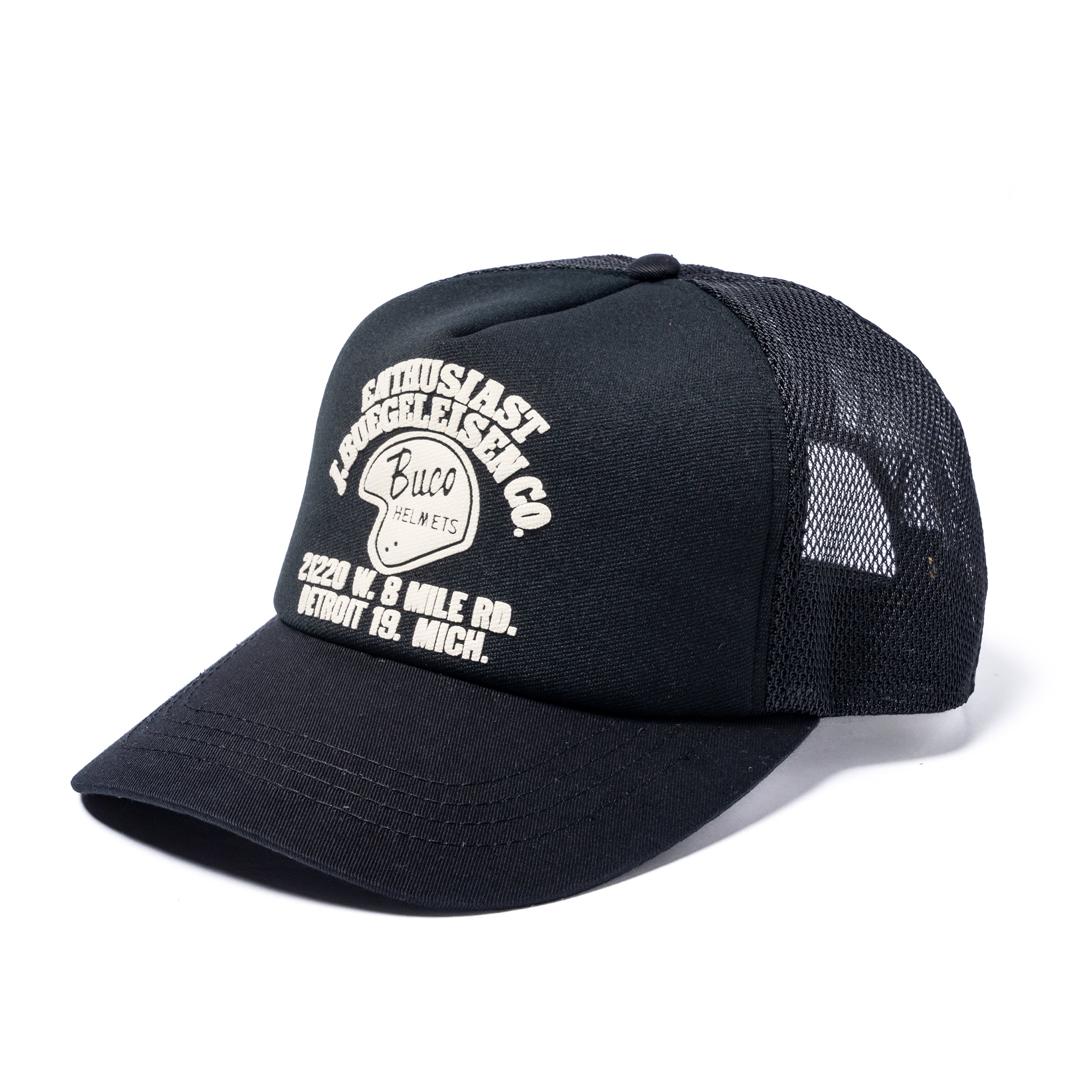 Buco メッシュキャップ ブラックThe Real McCoy's BUCO MESH CAP / ENTHUSIAST – The Real McCoy's