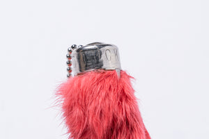 BUCO RABBIT FOOT KEY CHAIN