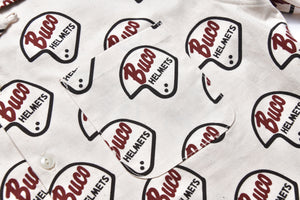 BUCO OPEN-COLLAR SHIRT / LOGO