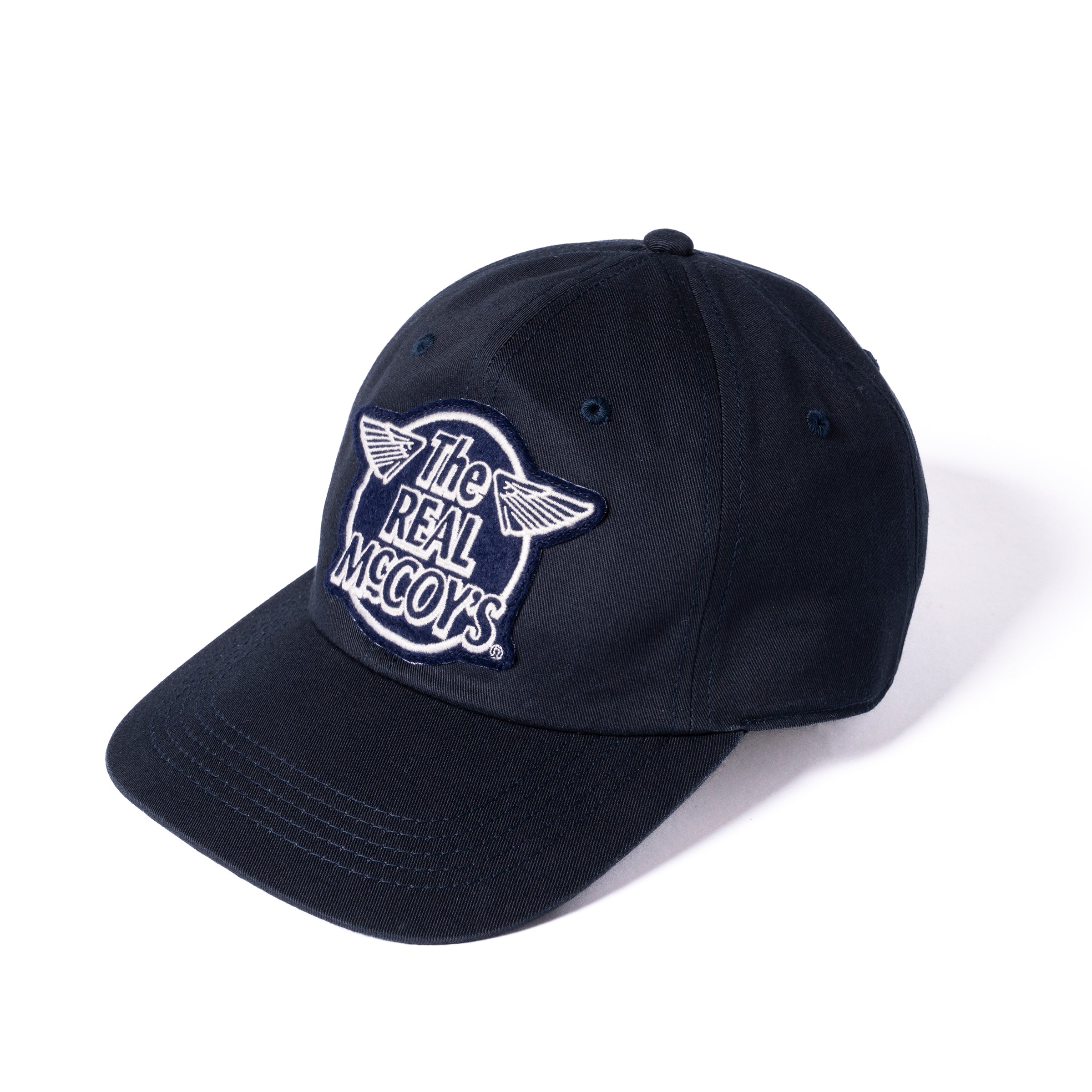 THE REAL McCOY'S LOGO BASEBALL CAP 'WHITE LOGO' – The 