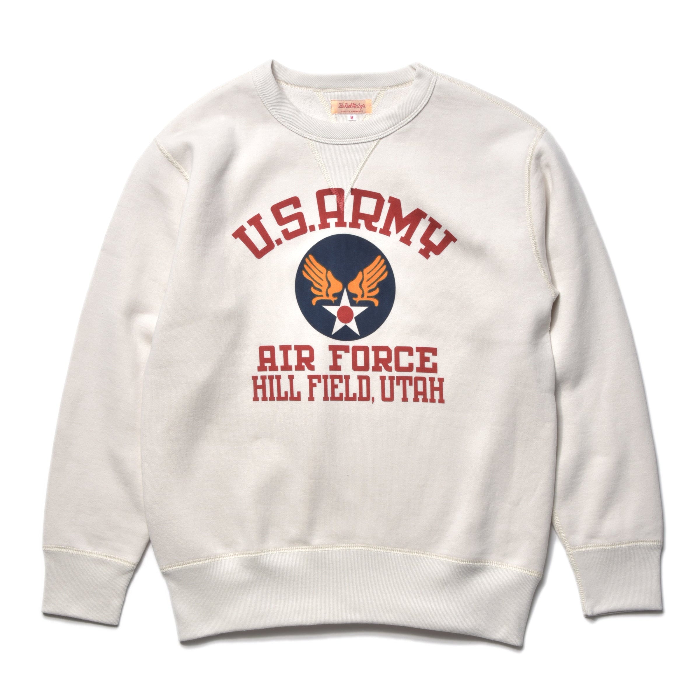 The Real McCoy's 3d U.S. Infantry スウェット MILITARY PRINT SWEATSHIRT / USAF HILL FIELD – The Real McCoy's