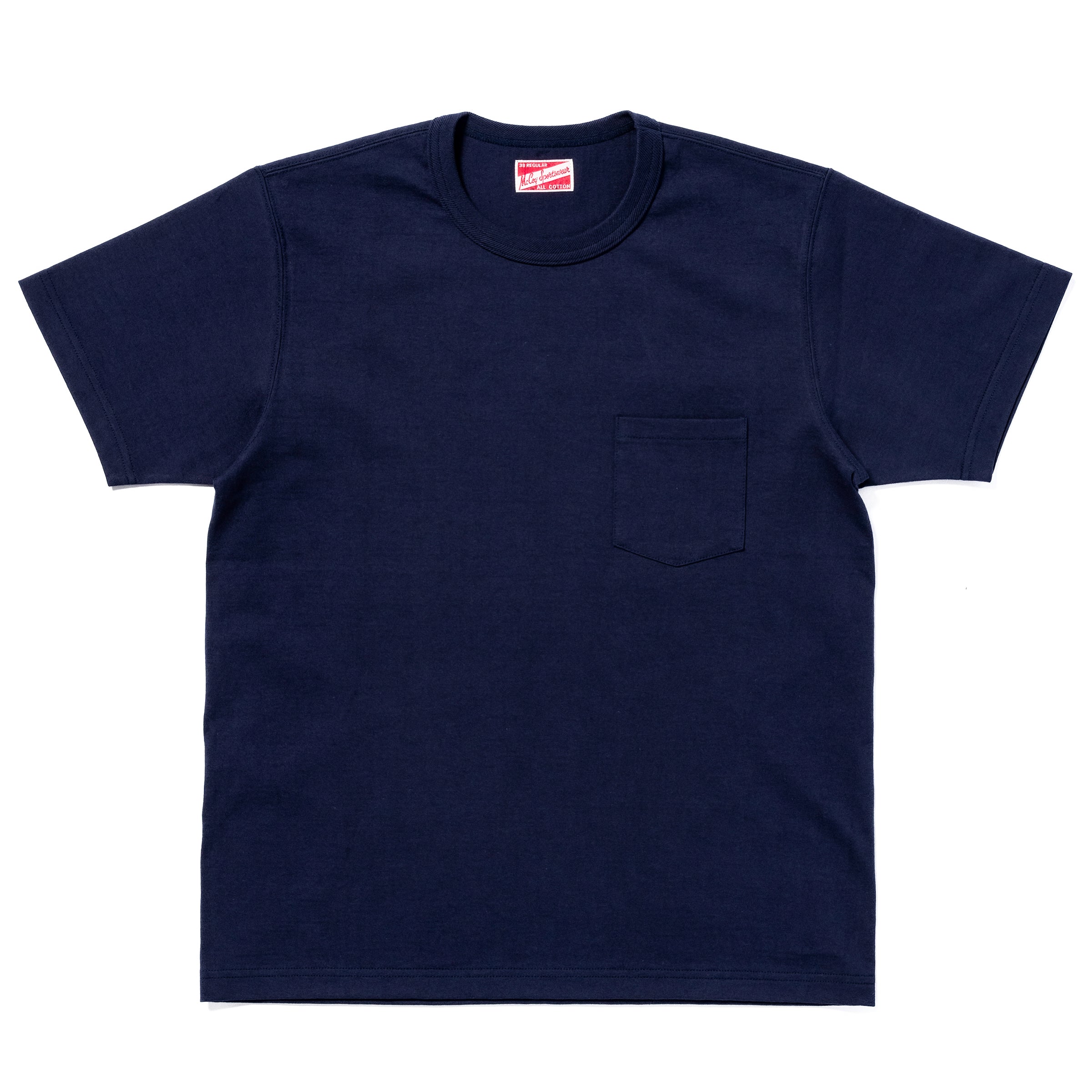 POCKET TEE - NAVY – The Real McCoy's