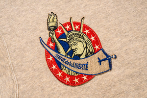 MILITARY PRINT SWEATSHIRT / STATUE de la LIBERTÉ