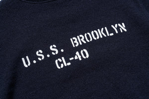 U.S.N. BLUE WOOL JERSEY / U.S.S. BROOKLYN