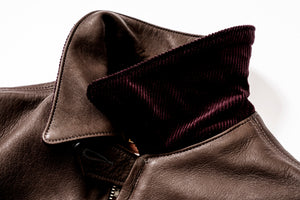 30s LEATHER SPORTS JACKET / FREEMAN (DEERSKIN)