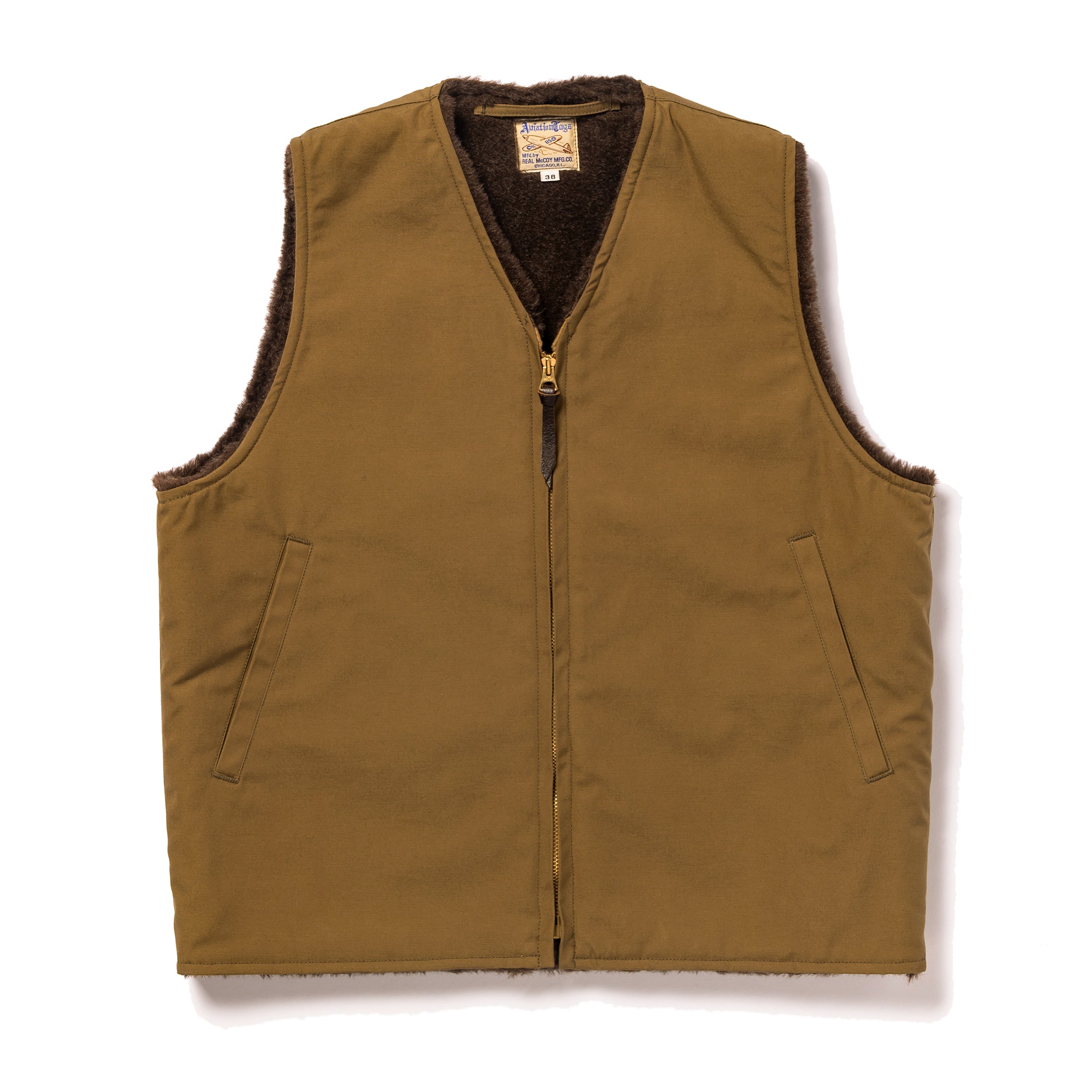 USN ALPACA VEST – The Real McCoy's