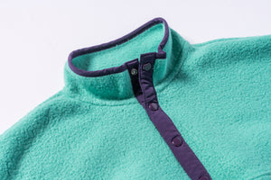 SNAP FRONT PULL-OVER FLEECE