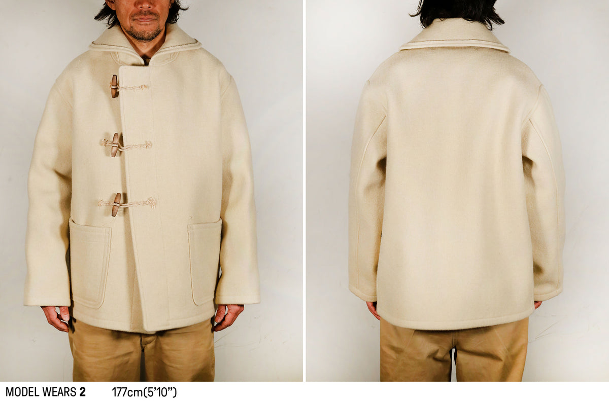 WWII BRITISH FEARNOUGHT DUFFLE COAT, ARP Fit Guide