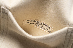 WWII BRITISH FEARNOUGHT DUFFLE COAT, ARP