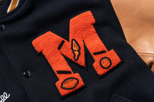 WOOL VARSITY JACKET / BULLDOGS