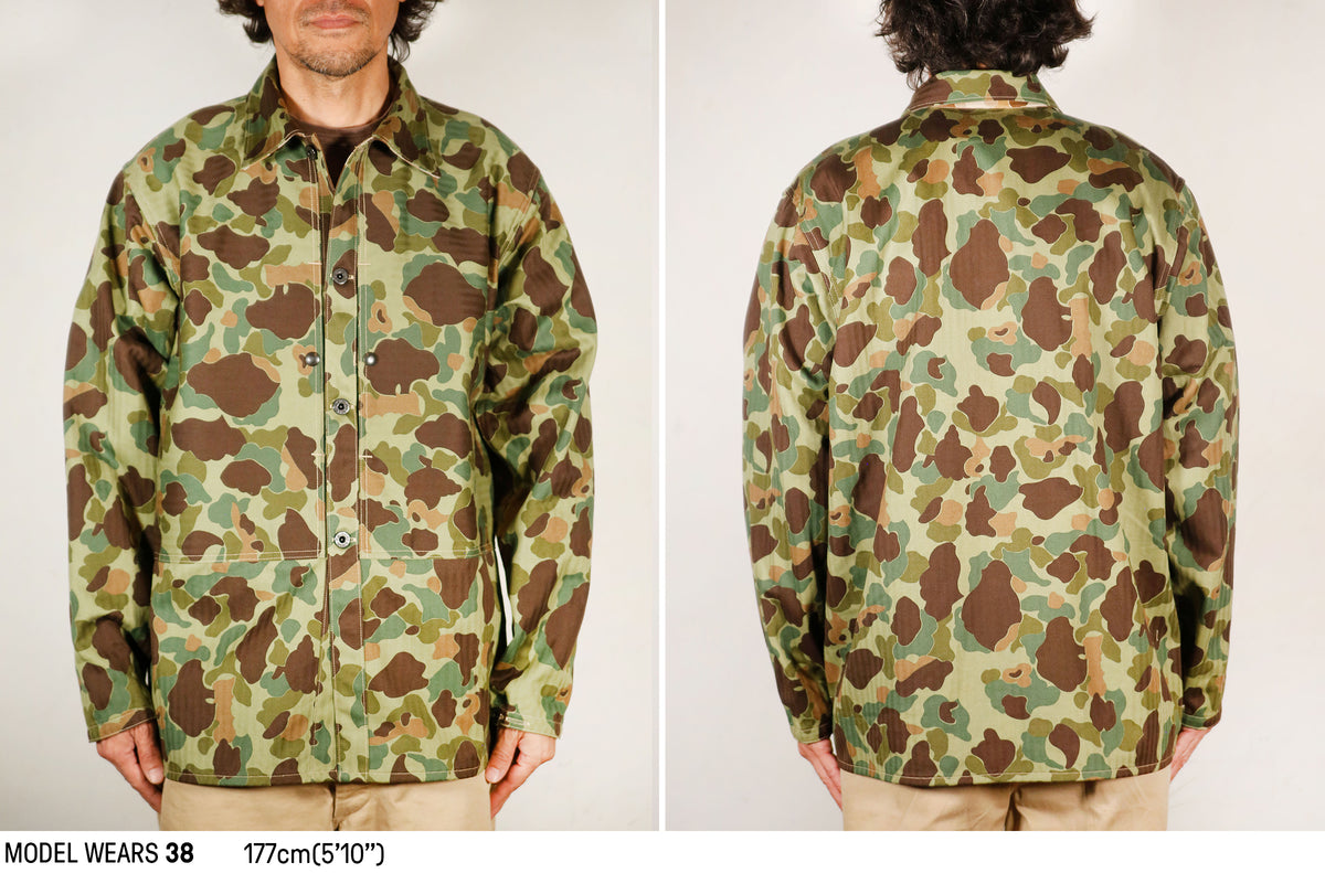 P1944 REVERSIBLE FROGSKIN CAMOUFLAGE COAT Fit Guide
