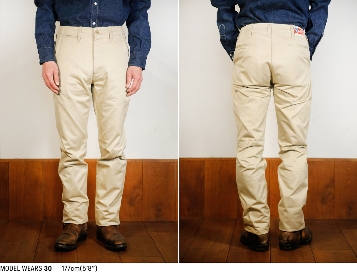 JOE McCOY CHINO TROUSERS Fit Guide