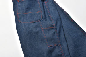 TRIPLE-STITCHED DENIM WORK TROUSERS