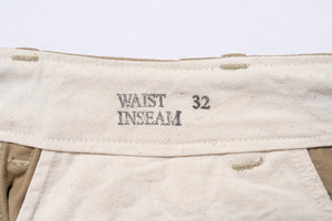 TROUSERS, COTTON, KHAKI, 1941