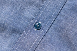 U.S. NAVY CHAMBRAY L/S SHIRT (LONG)