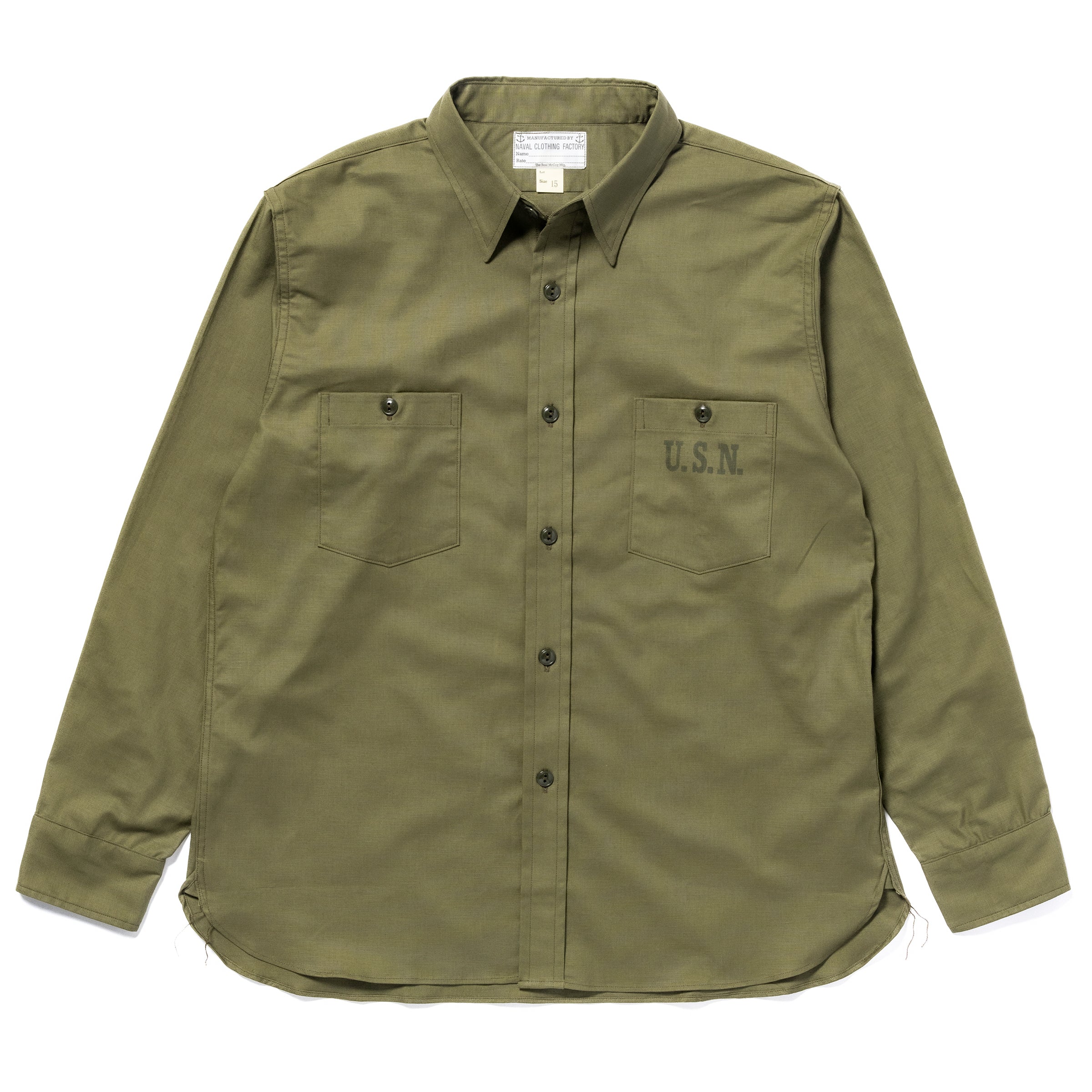 N-3 SHIRT L/S (MODIFY) / USN – The Real McCoy's