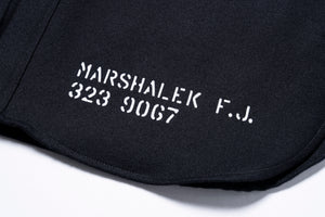 U.S.N. WOOL BLUE FLANNEL SHIRT / U.S.S. BROOKLYN