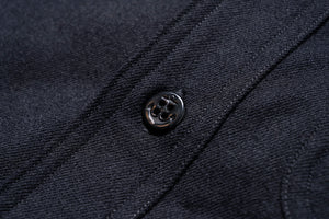 U.S.N. WOOL BLUE FLANNEL SHIRT / U.S.S. BROOKLYN