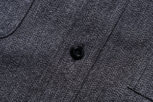 8HU CIGARETTE POCKET MOCK-TWIST CHAMBRAY WORK SHIRT