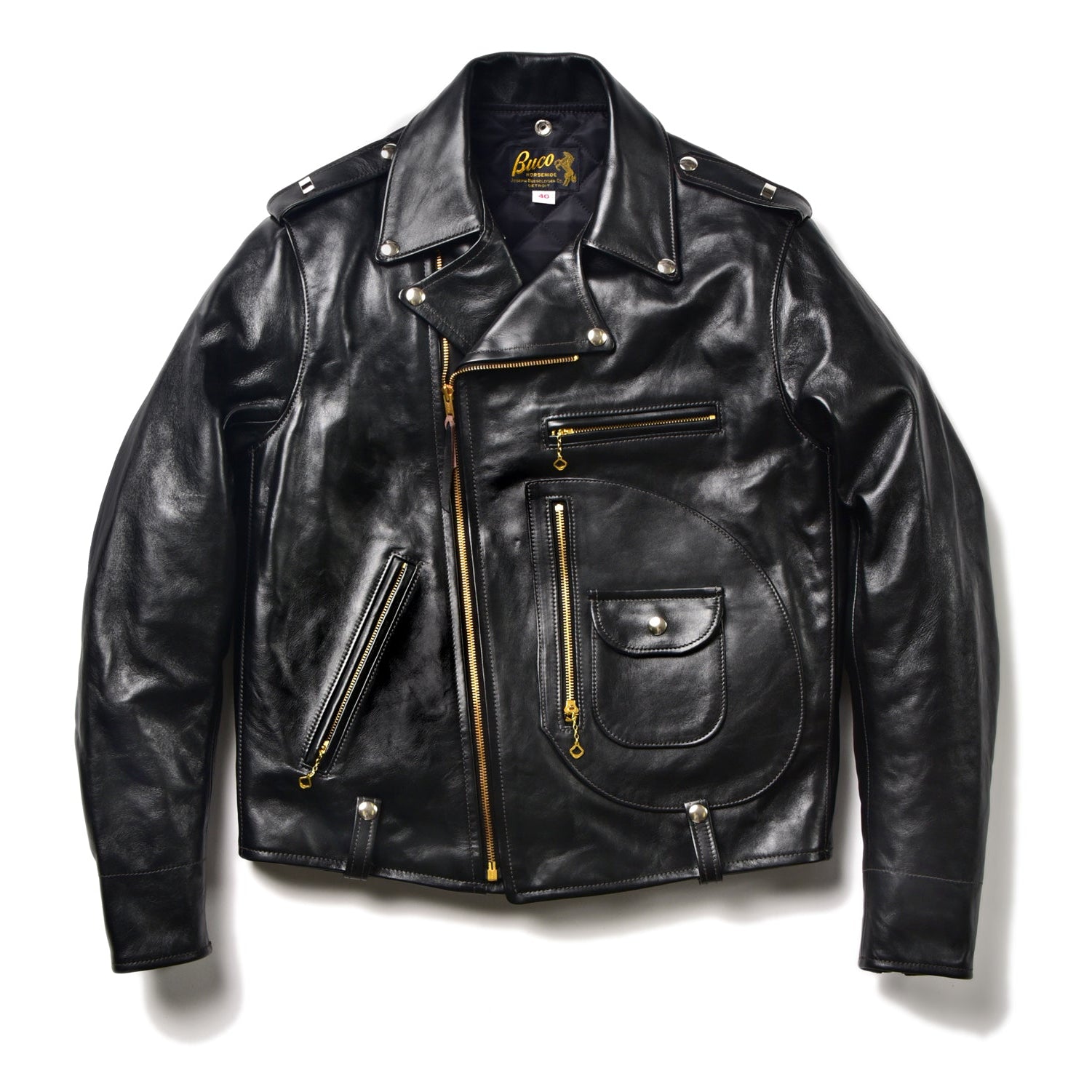 Buco horsehide shop leather motorcycle jacket