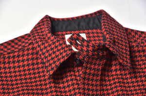 8HU HOUNDSTOOTH FLANNEL SHIRT