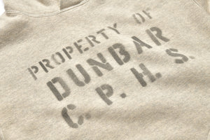 HOODED SWEATSHIRT / DUNBAR STENCIL