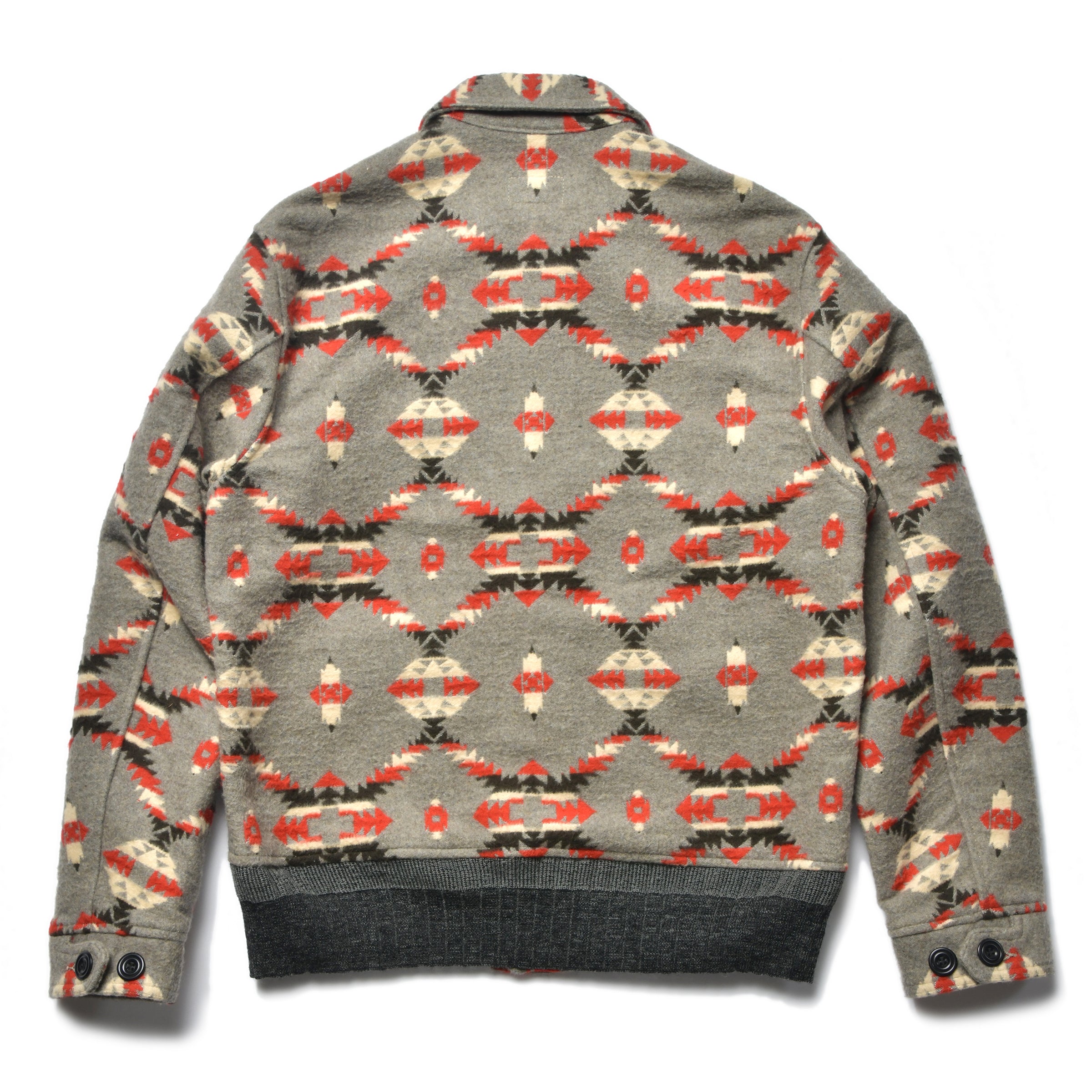 COTTON JACQUARD BLANKET JACKET The Real McCoy's