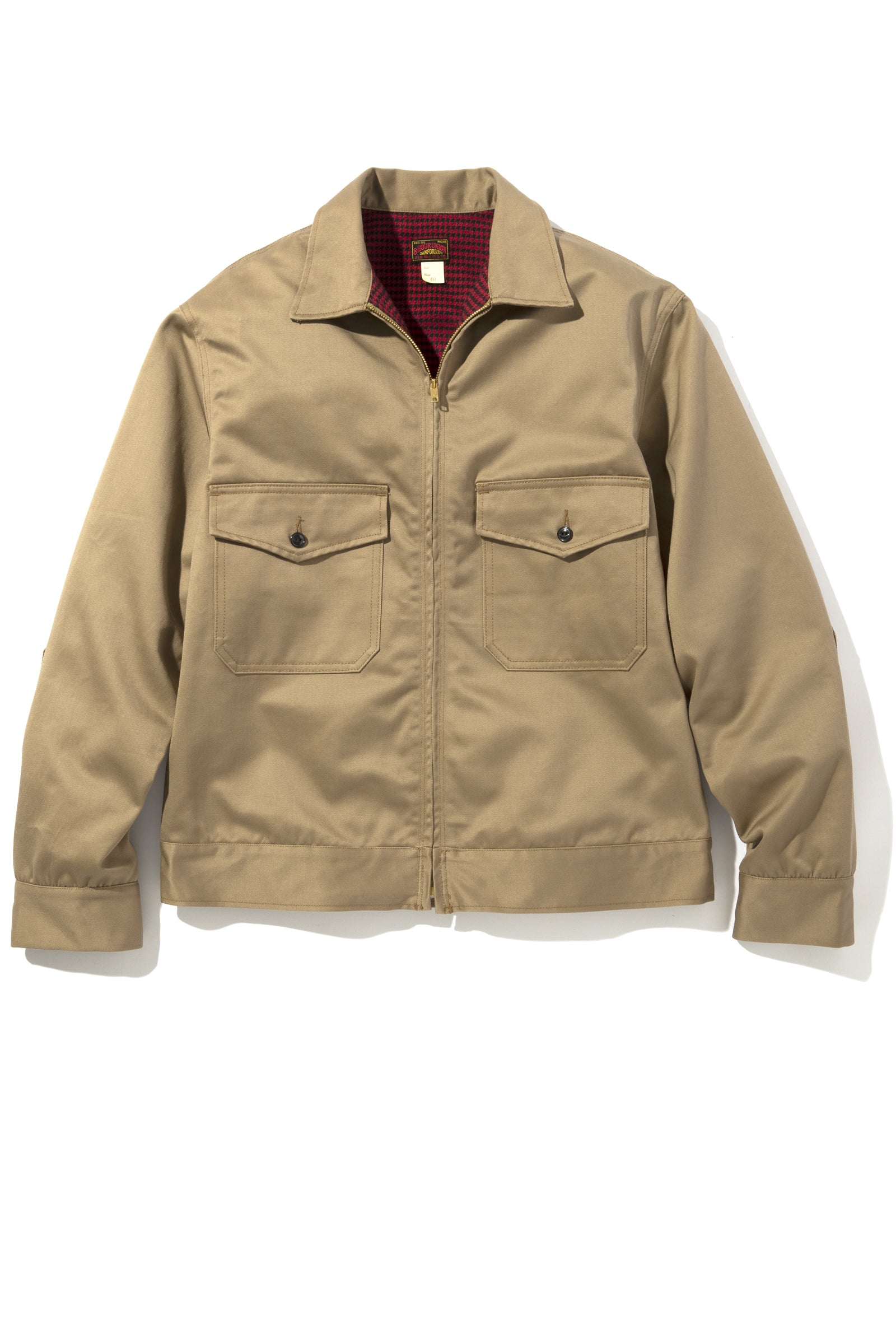 8HU HEAVY COTTON DRILL F/Z WORK JACKET – The Real McCoy's