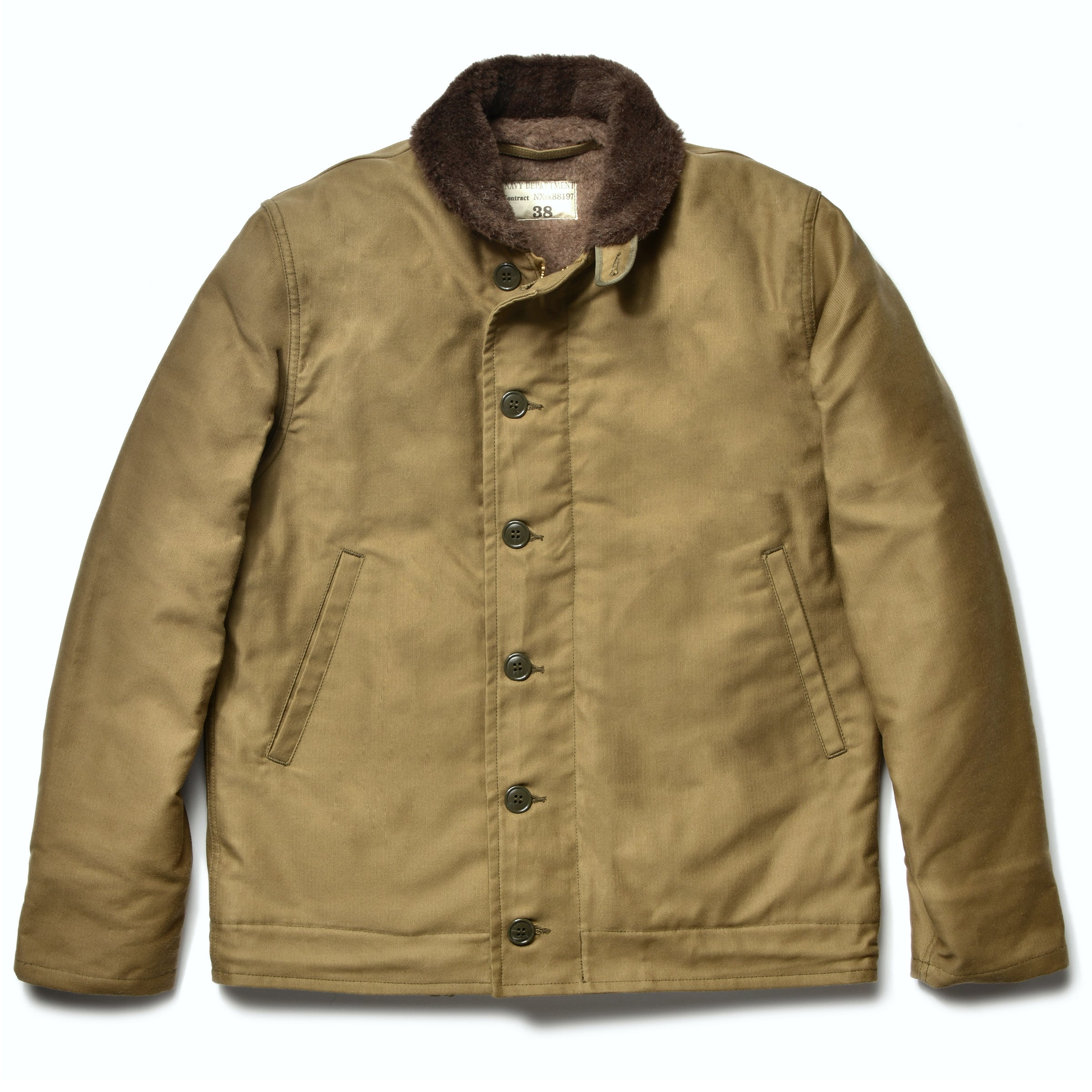 スウェット屋ムーピンCanadian Army Deck Jacket Khaki