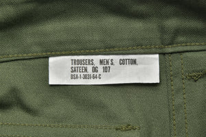 TROUSERS, MEN'S, COTTON SATEEN, OG-107