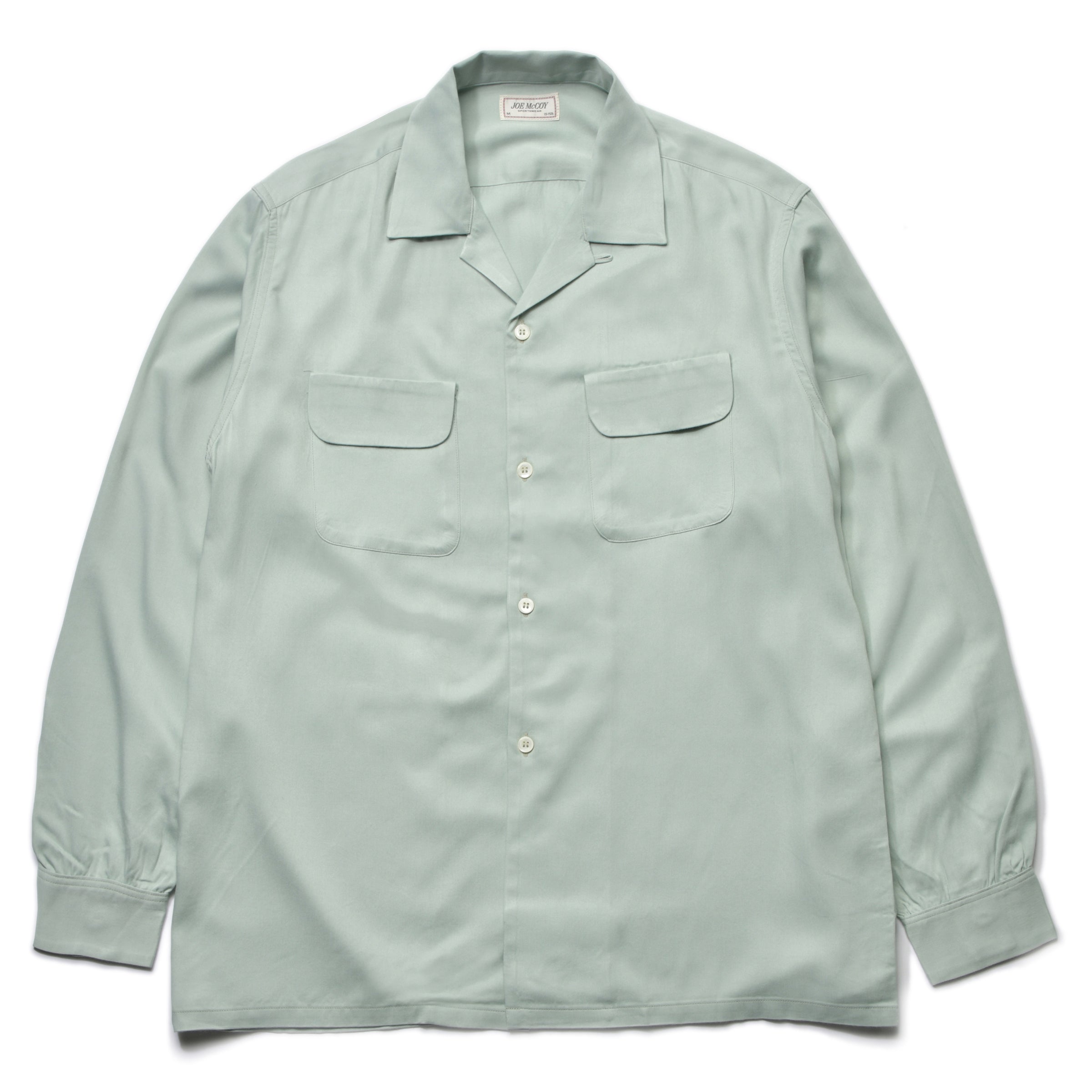 OPEN COLLAR RAYON SHIRT (SS22) – The Real McCoy's
