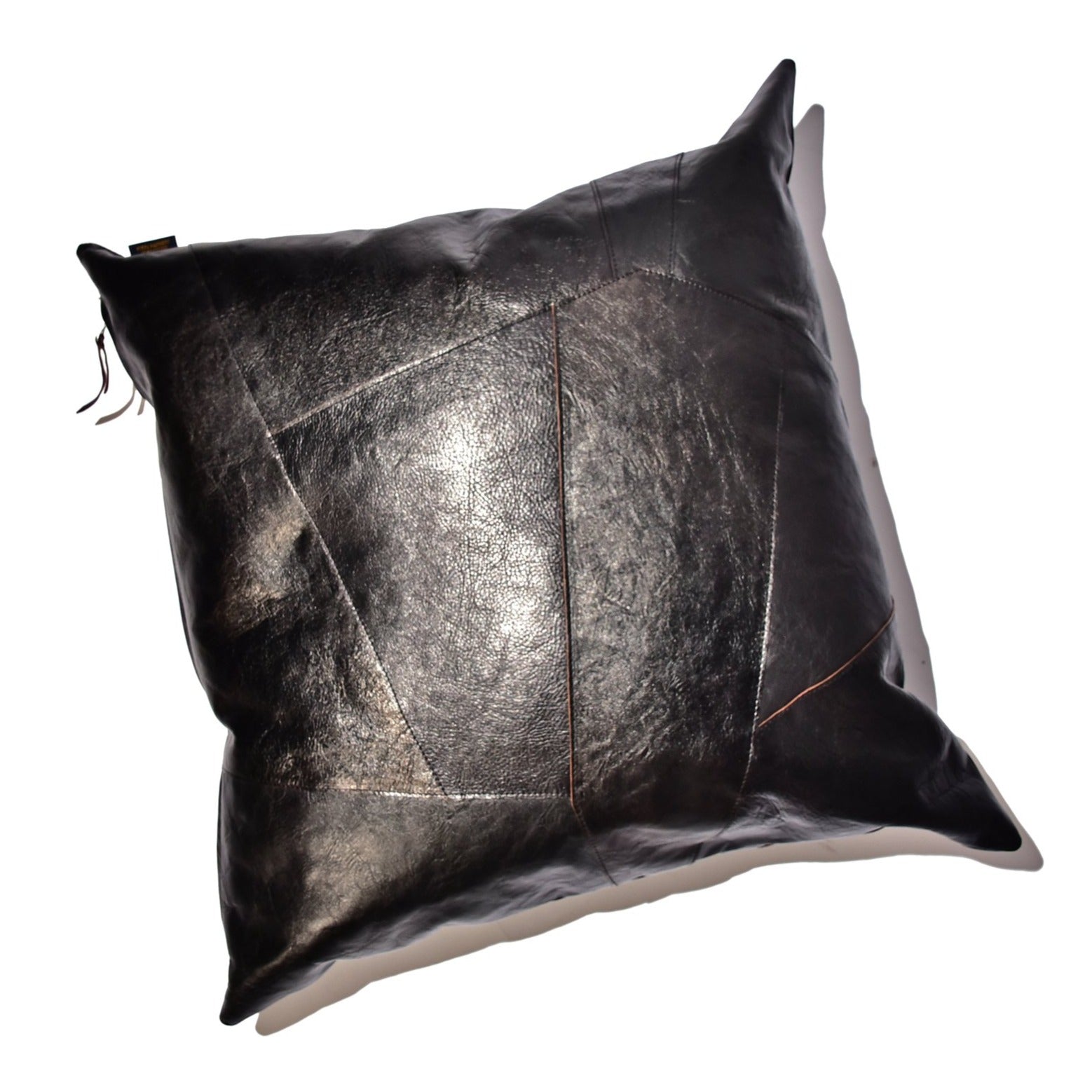 Large leather outlet cushion