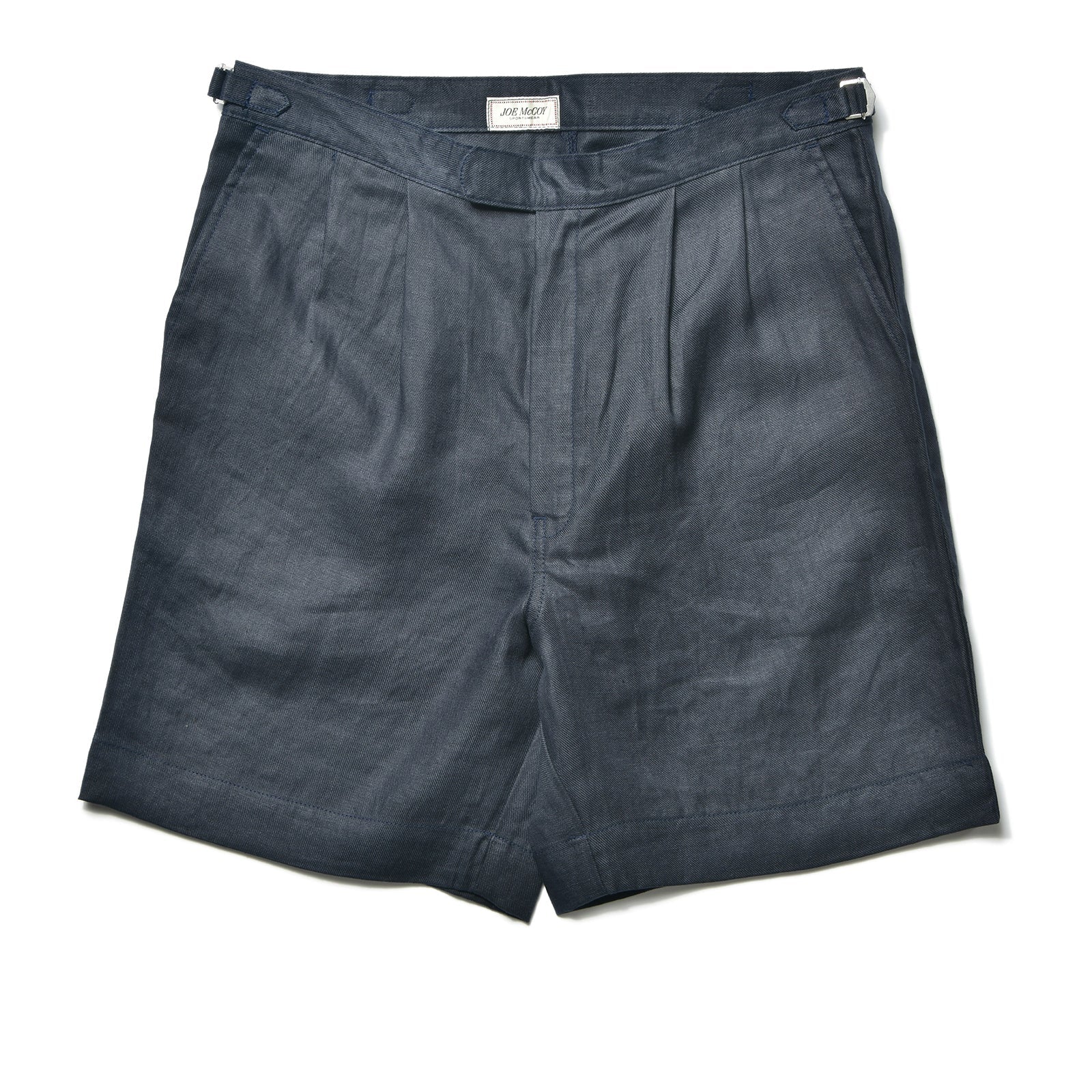 LINEN PLEATED SHORT PANTS – The Real McCoy's