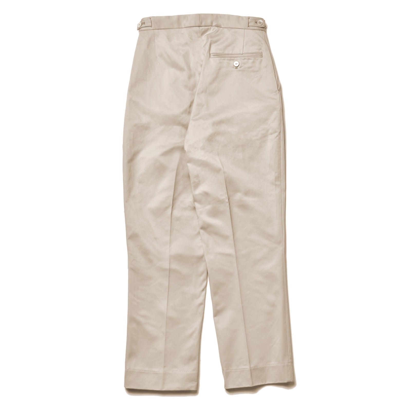 1950s COTTON CHINO TROUSERS / BEIGE