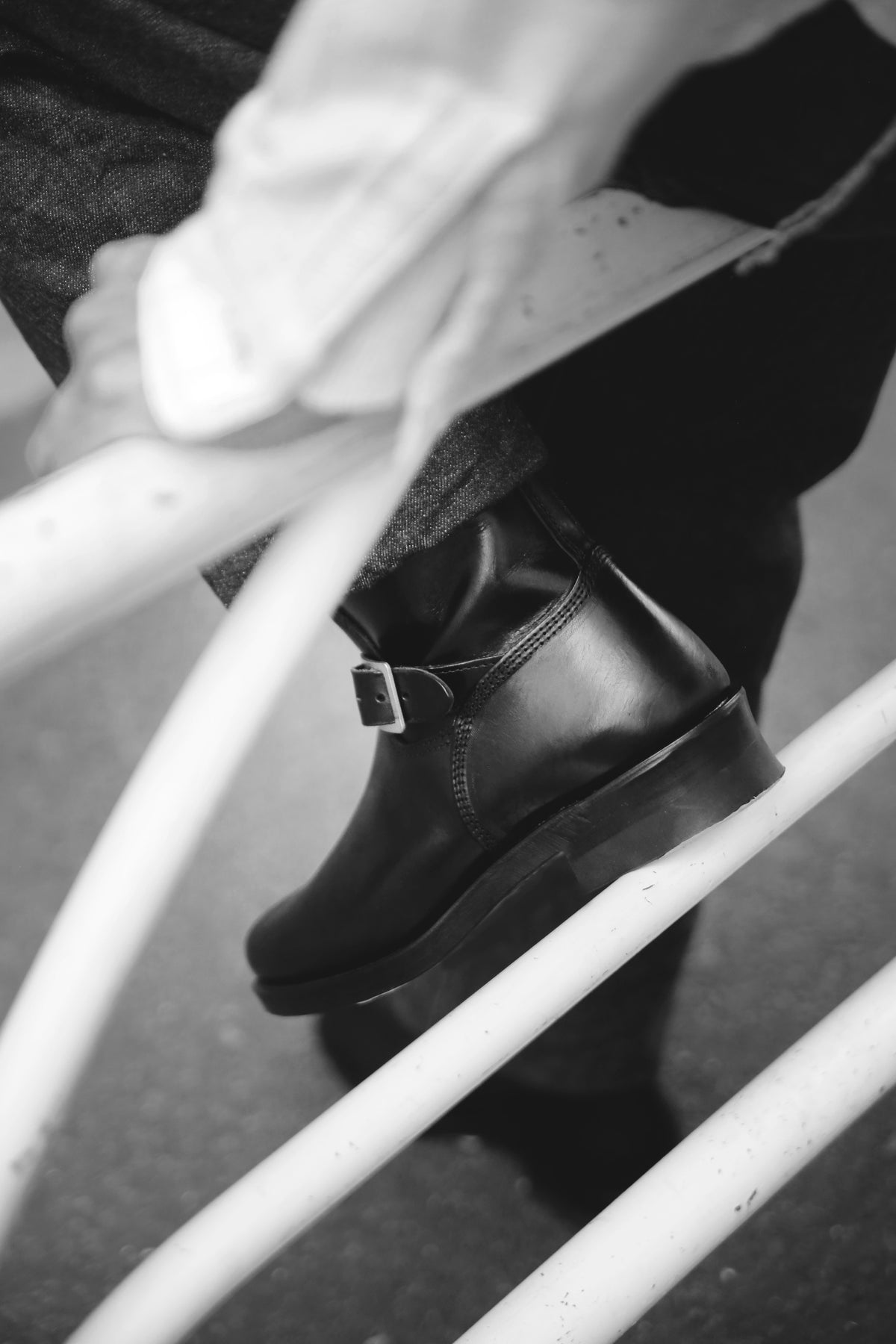 BUCO NARROW ENGINEER BOOTS / BUTTOCK Gallery Image 1