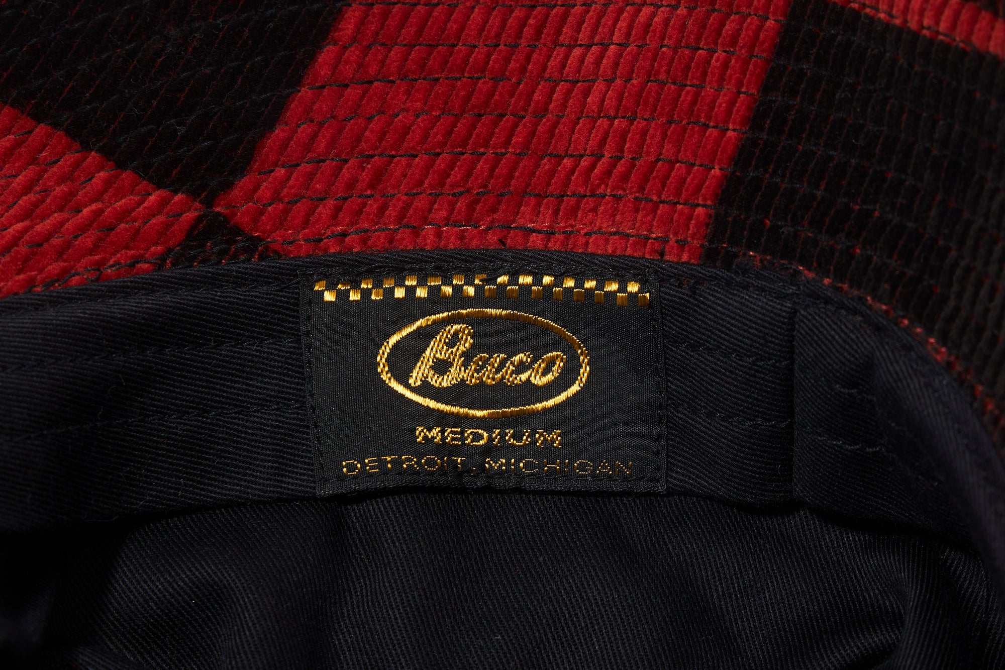 BUCO CORDUROY BUCKET HAT