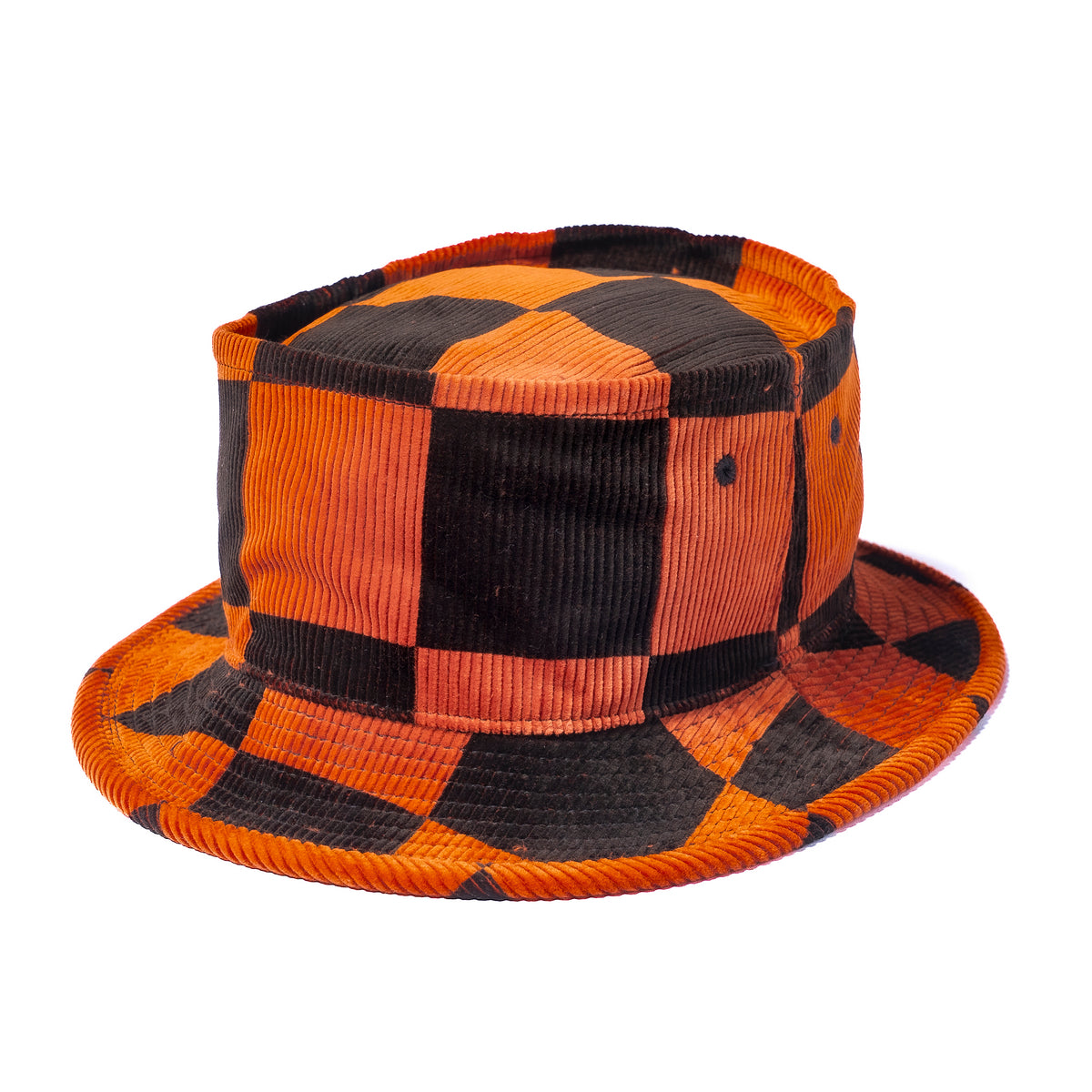 KOKIN Bucket Corduroy Leather Appliqué Quilted Hat Corduroy Bucket Hat main image 4