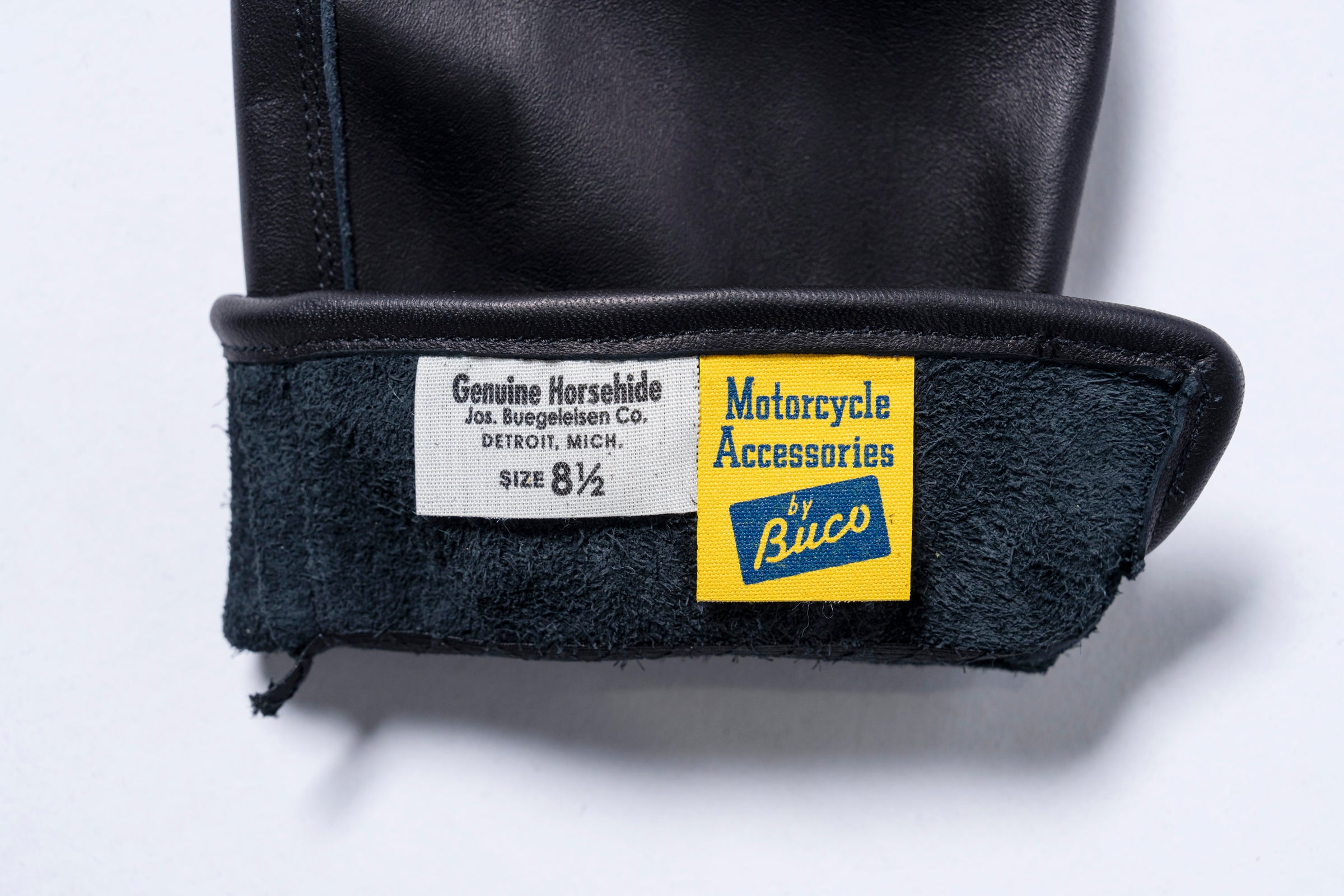 ブコ ホースハイド MOTORCYCLE GLOVE BLACK 9½ BUCO HORSEHIDE MOTORCYCLE GLOVE