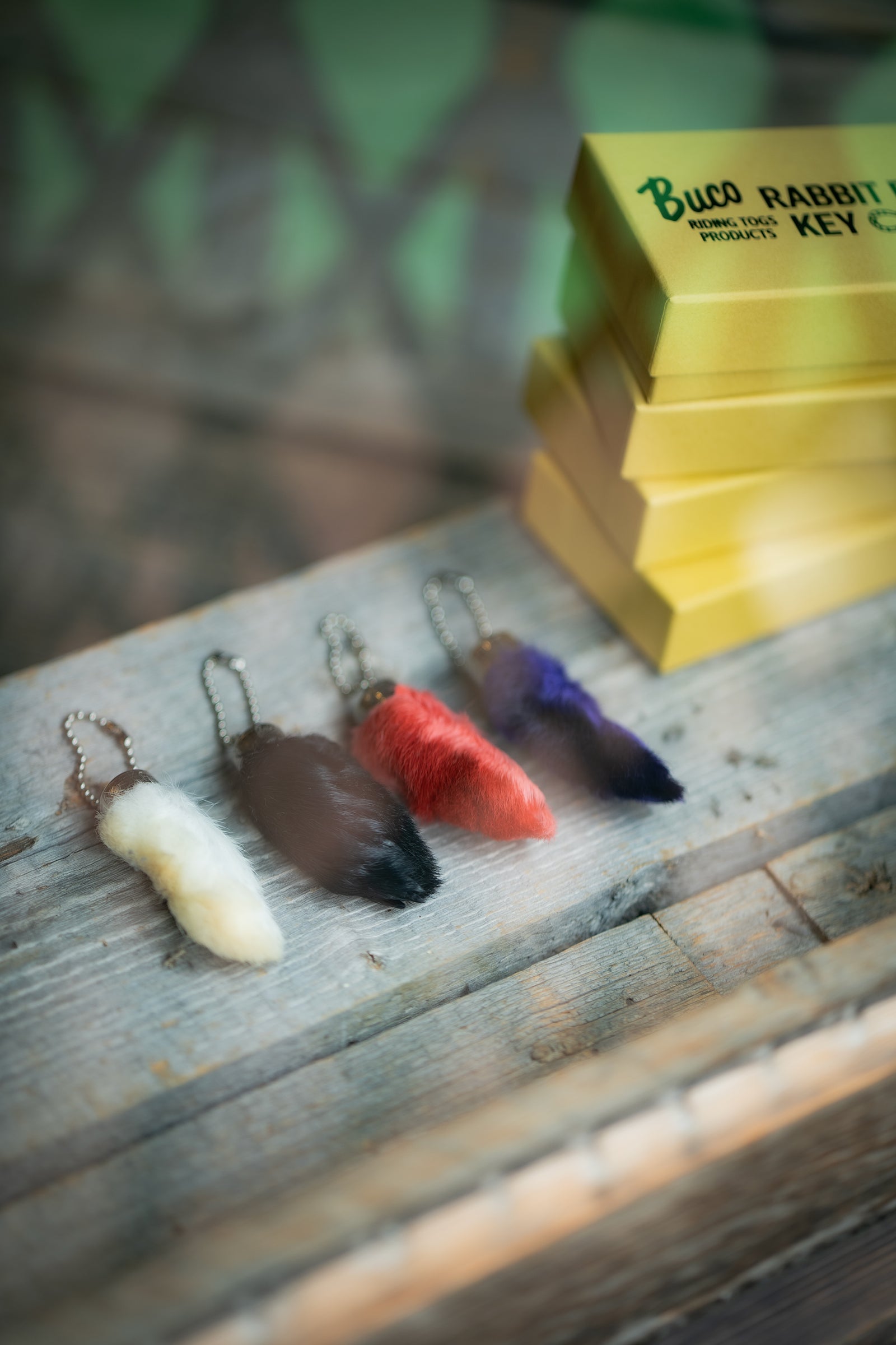 BUCO RABBIT FOOT KEY CHAIN Gallery Image