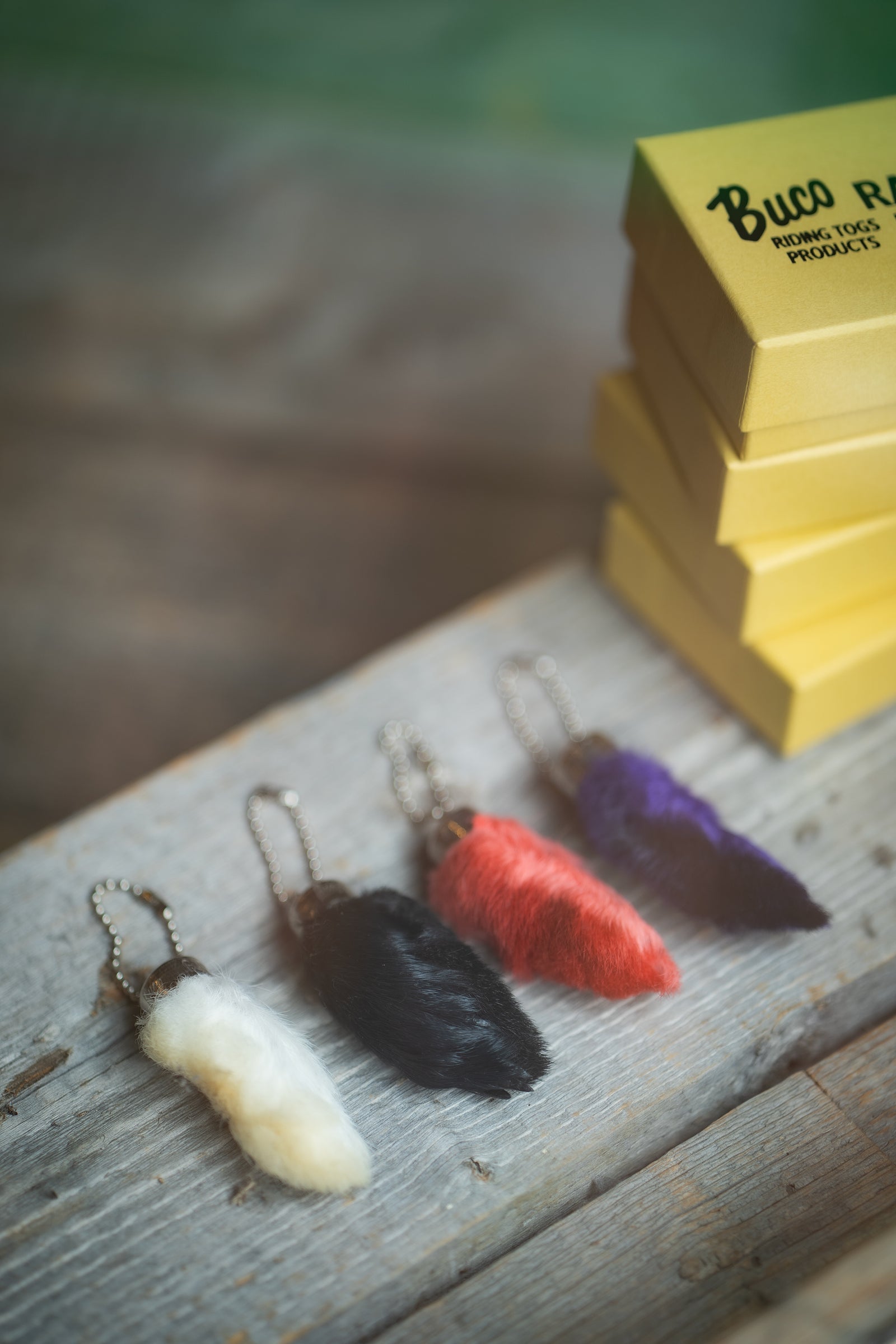 BUCO RABBIT FOOT KEY CHAIN Gallery Image