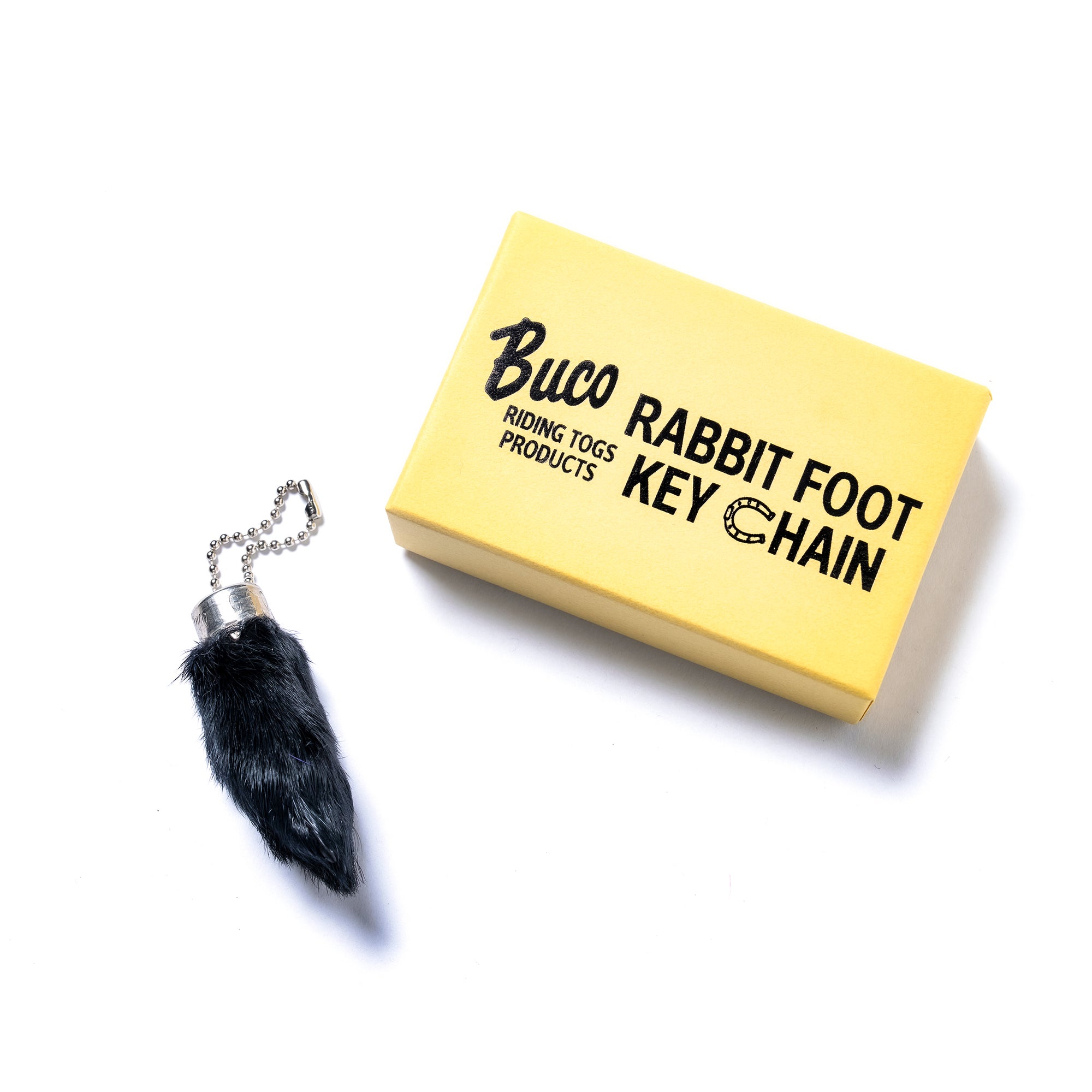 BUCO RABBIT FOOT KEY CHAIN
