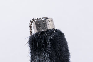 BUCO RABBIT FOOT KEY CHAIN