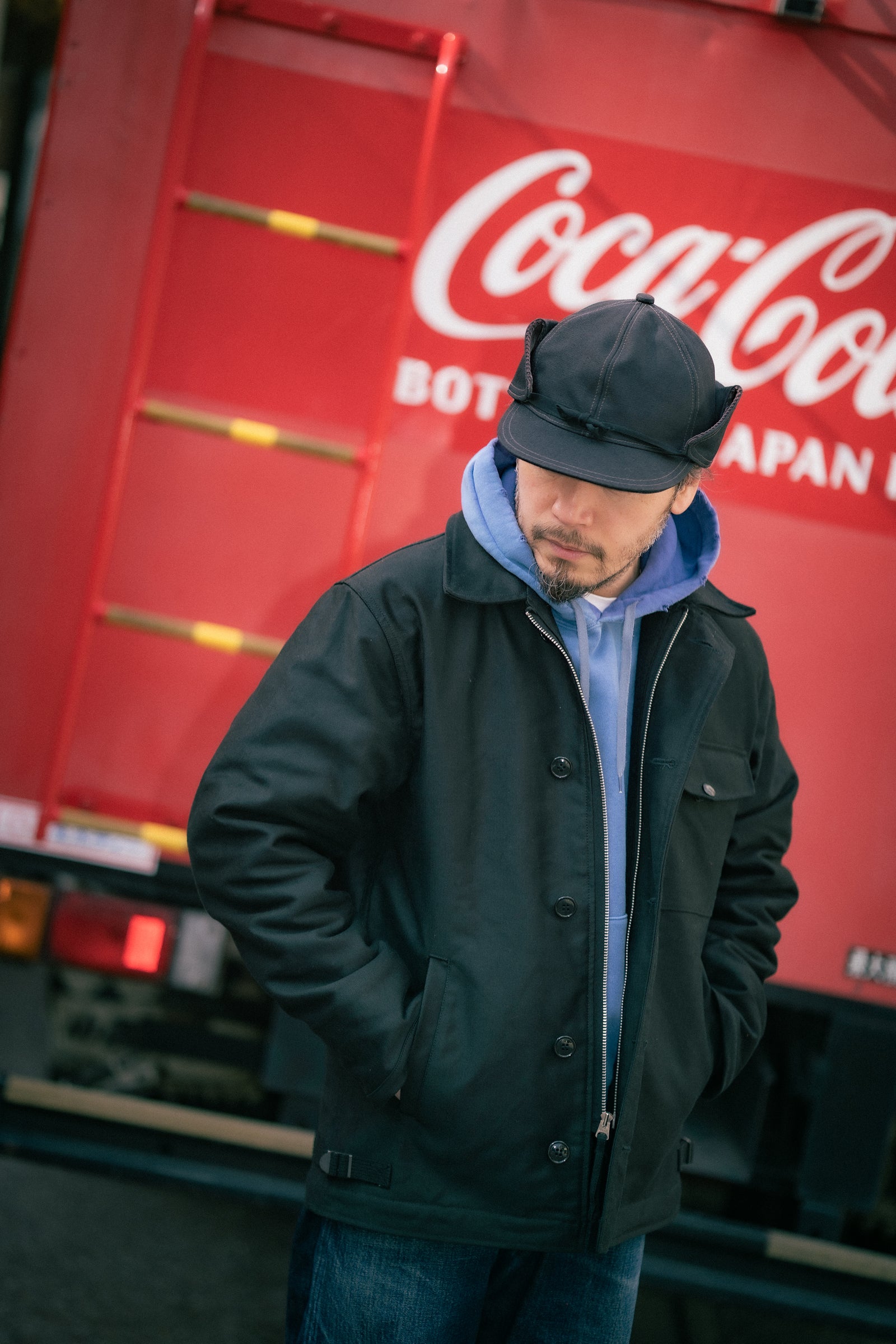 BUCO COTTON CANVAS WINDPROOF RIDING CAP Gallery Image 1