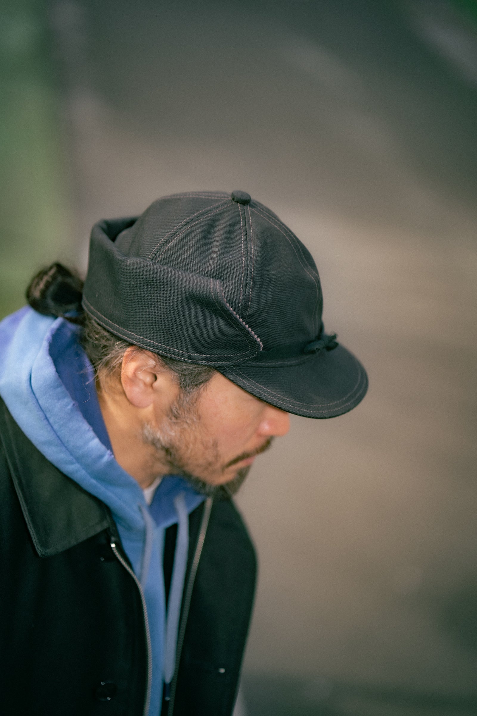 BUCO COTTON CANVAS WINDPROOF RIDING CAP Gallery Image 2