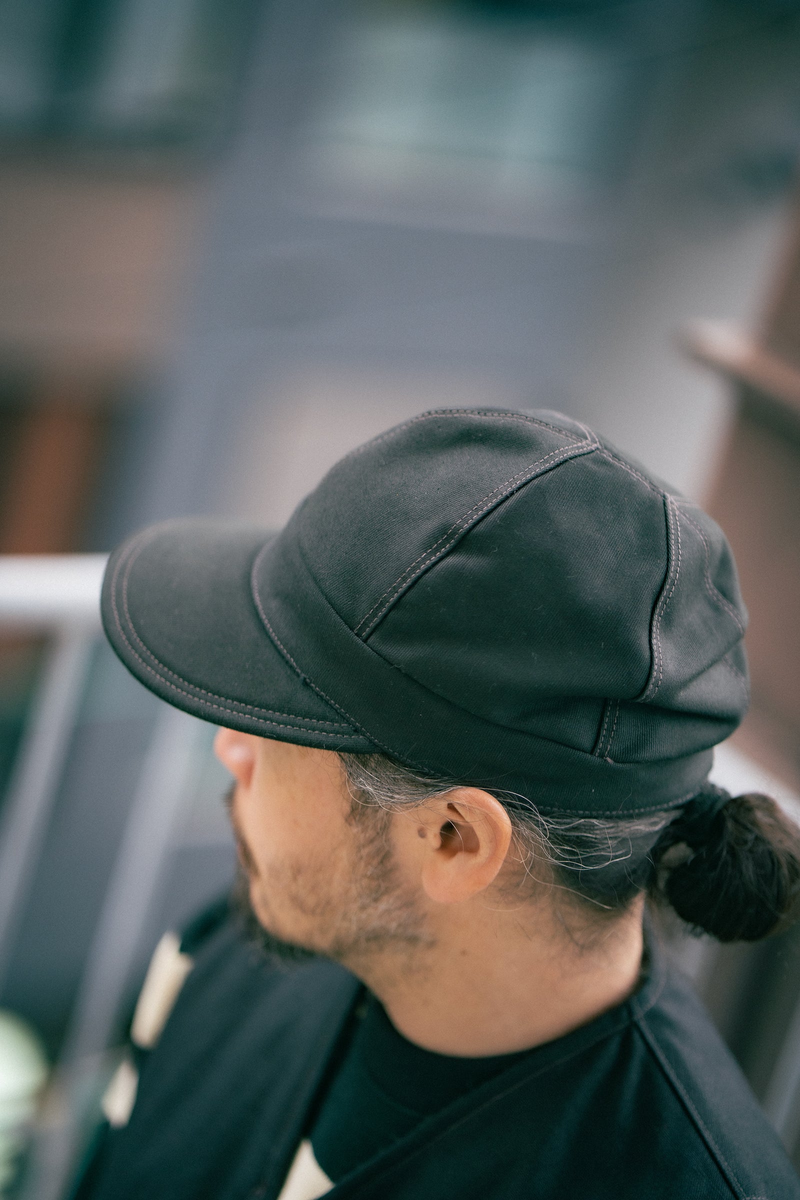 BUCO CORD CLOTH MECHANIC CAP Gallery Image
