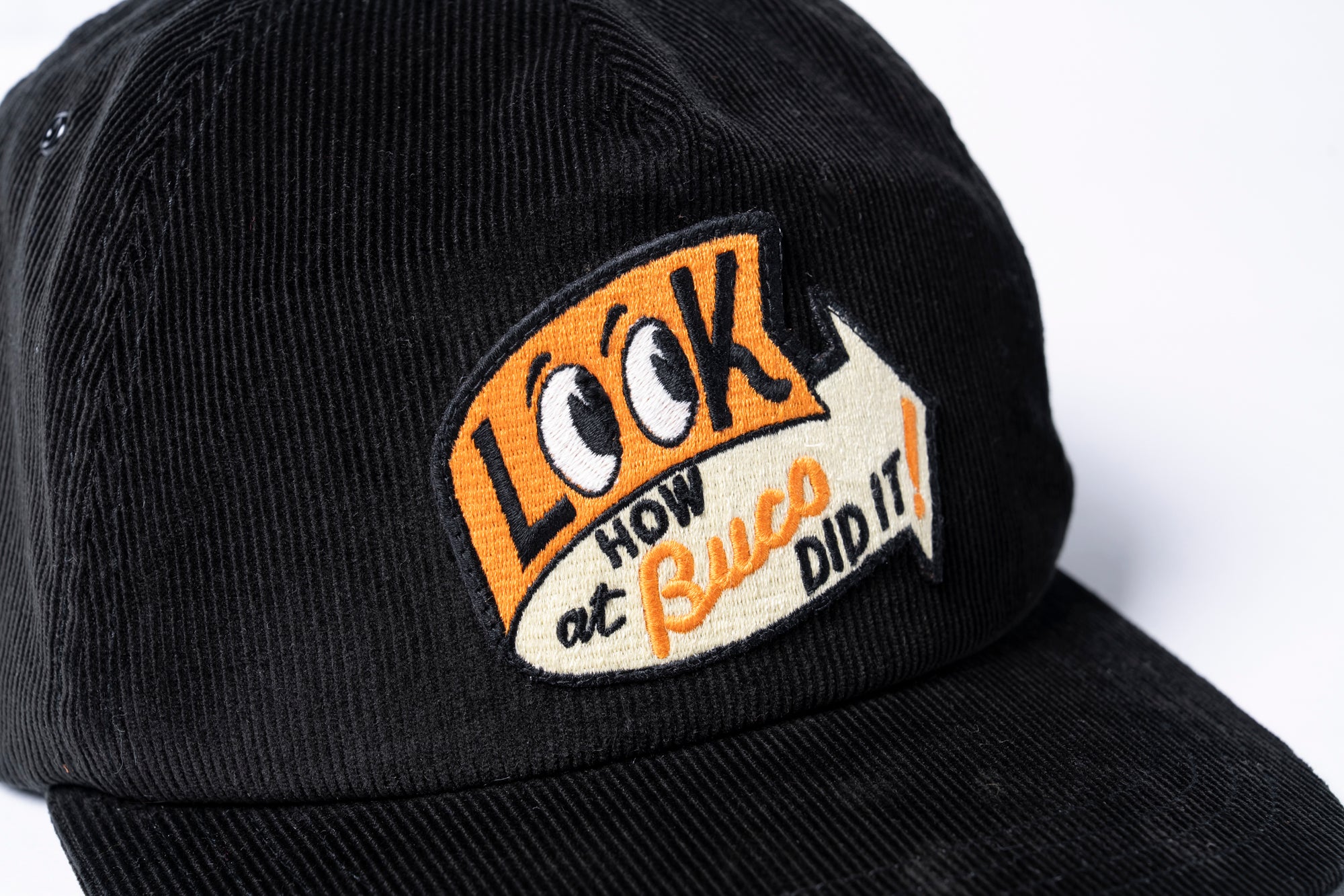 FIVE PANEL CORDUROY CAP / LOOK AT HOW BUCO DID IT!