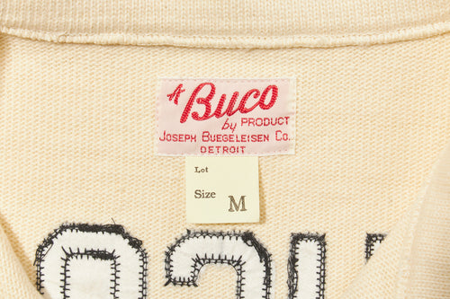 BUCO HALF-ZIP MOTORCYCLE JERSEY / BUCO-PRODUCT - WHITE/BLACK / 38