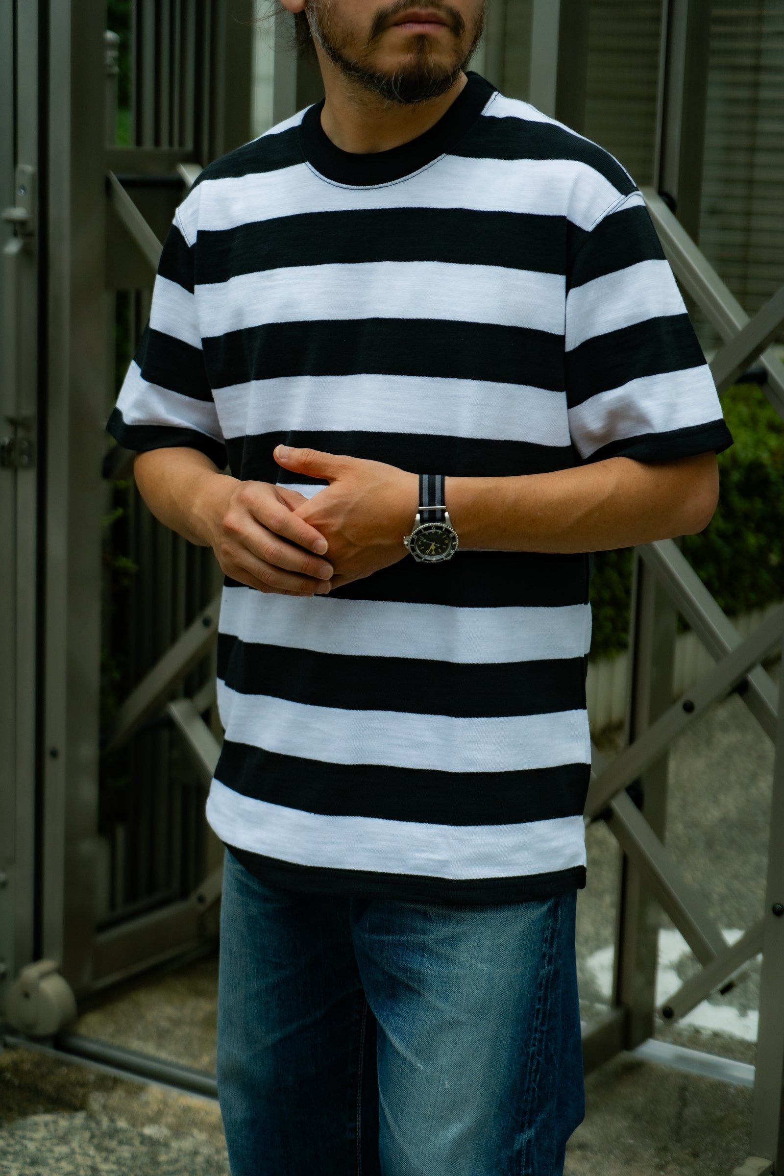 BUCO STRIPE TEE S/S Gallery Image 1