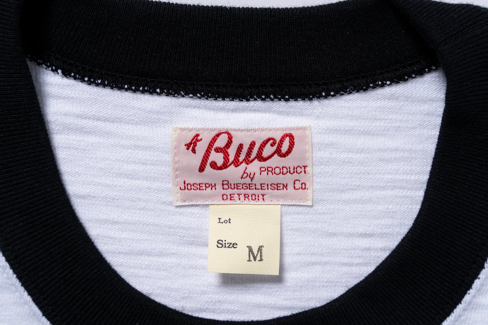 BUCO STRIPED SLEEVE TEE / FLYING WHEEL