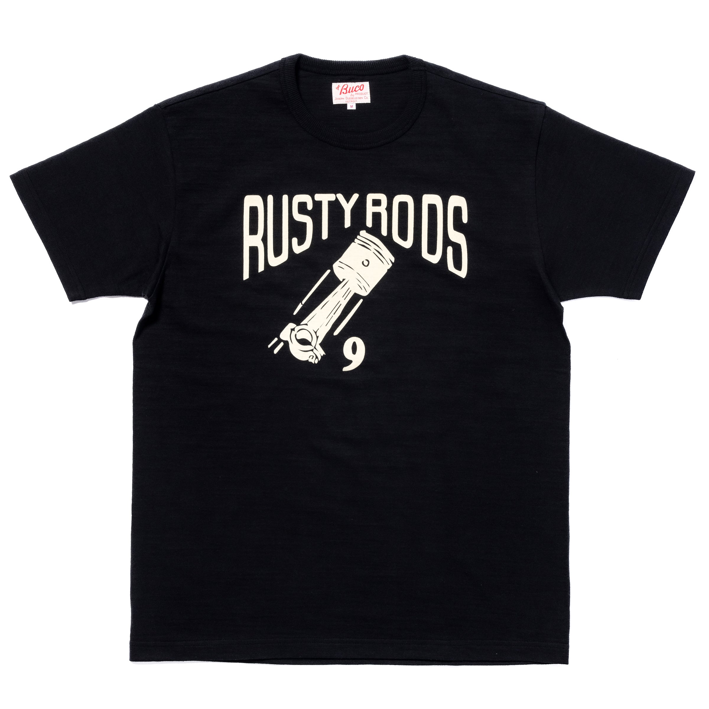 ザリアルマッコイズ BUCO TEE SKULL PISTON BK (XL) BUCO TEE / SKULL PISTON – The Real McCoy's